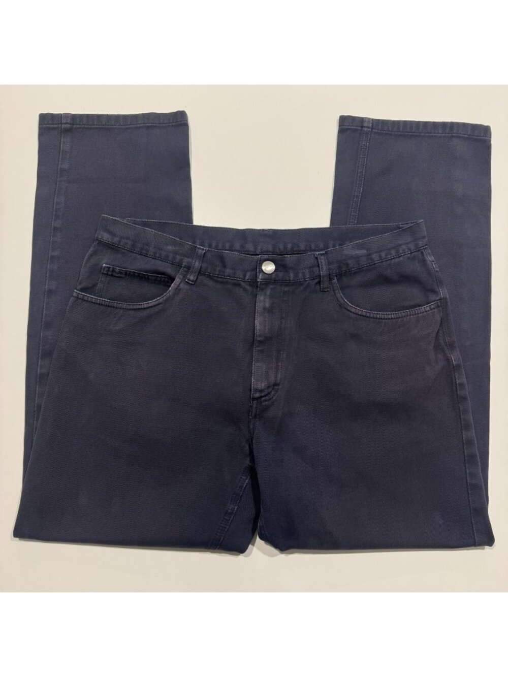 Loro Piana Mens Cotton Twill Chino Pants Blue Size 34 (Read Desc)